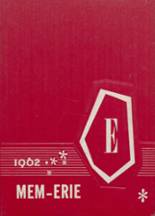 Erie High School 1962 yearbook cover photo