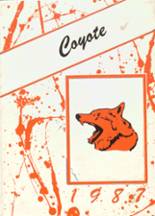 1987 Lone Wolf High School Yearbook from Lone wolf, Oklahoma cover image