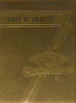 Lafayette Central High School 1956 yearbook cover photo