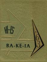 Hayward High School 1963 yearbook cover photo