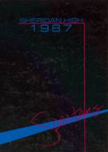 Sheridan High School 1987 yearbook cover photo