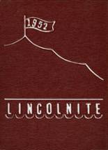 Lincoln Community High School 1952 yearbook cover photo
