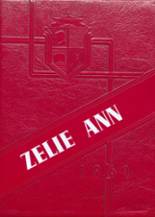 Zelienople High School 1961 yearbook cover photo