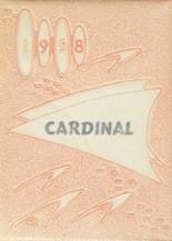 Carrington High School 1958 yearbook cover photo