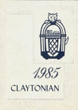 Clay City Community High School 1985 yearbook cover photo