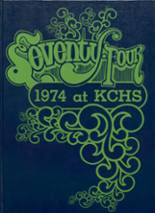 Keene Central High School 1974 yearbook cover photo