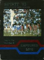 Jay County High School 1983 yearbook cover photo