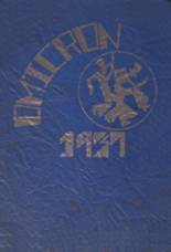 Oliver High School 1937 yearbook cover photo