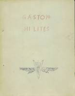 Gaston High School 1944 yearbook cover photo
