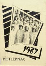 Cannelton High School 1987 yearbook cover photo