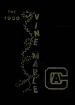 Columbia Academy 1950 yearbook cover photo