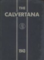 Calvert High School 1943 yearbook cover photo