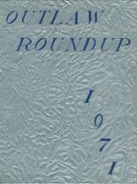 Rawlins High School 1971 yearbook cover photo