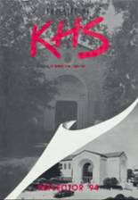 1994 Kilgore High School Yearbook from Kilgore, Texas cover image
