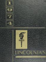 Lincoln High School 1974 yearbook cover photo