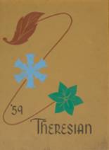 St. Theresa's High School 1959 yearbook cover photo