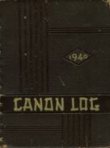Canonsburg High School 1940 yearbook cover photo
