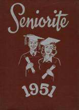 Huntingburg High School 1951 yearbook cover photo