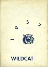 Durant High School 1957 yearbook cover photo