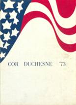 Duchesne High School 1973 yearbook cover photo