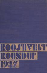 Roosevelt High School 1937 yearbook cover photo