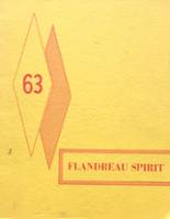 Flandreau Indian School 1963 yearbook cover photo