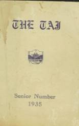 Harrisonburg High School 1935 yearbook cover photo