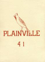 Plainville High School 1941 yearbook cover photo