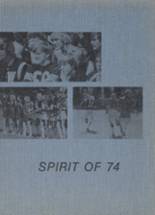 Waterloo High School 1974 yearbook cover photo
