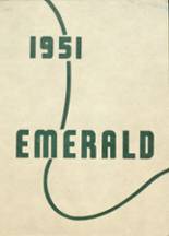 Manistique High School 1951 yearbook cover photo