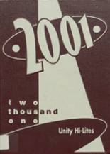 Unity High School 2001 yearbook cover photo