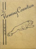 Fleming County High School 1953 yearbook cover photo