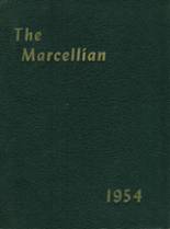 Marcellus High School 1954 yearbook cover photo