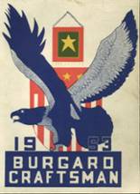 Burgard Vocational School 301 1953 yearbook cover photo