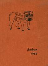 Butler High School 1954 yearbook cover photo