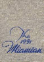 Miami High School 1951 yearbook cover photo