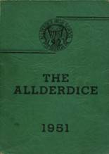 Allderdice High School 1951 yearbook cover photo