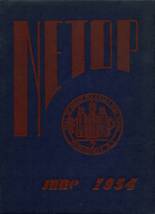 Mt. Pleasant High School 1954 yearbook cover photo