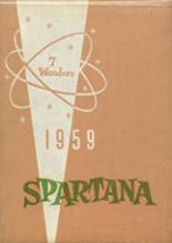 Spartanburg High School 1959 yearbook cover photo