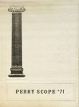 Perry Central High School 1971 yearbook cover photo