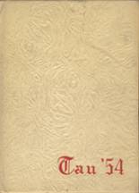 Greenville High School 1954 yearbook cover photo