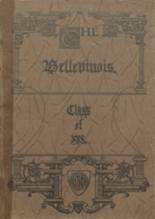 Belleville Township High School 1918 yearbook cover photo