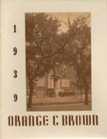 Abilene High School 1939 yearbook cover photo