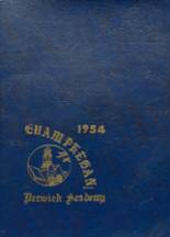 Berwick Academy 1954 yearbook cover photo