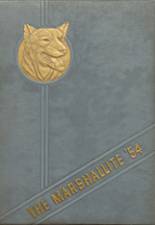 Marshall High School 1954 yearbook cover photo