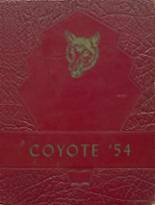 Lone Wolf High School 1954 yearbook cover photo