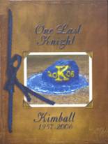 Kimball High School 2006 yearbook cover photo