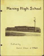 Marsing High School 1941 yearbook cover photo
