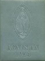 St. Agnes Seminary School 1954 yearbook cover photo