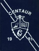 Central Columbia High School 1981 yearbook cover photo